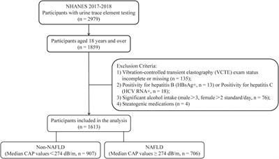 Investigating the impact of elevated urinary trace elements on non-alcoholic fatty liver disease using vibration-controlled transient elastography